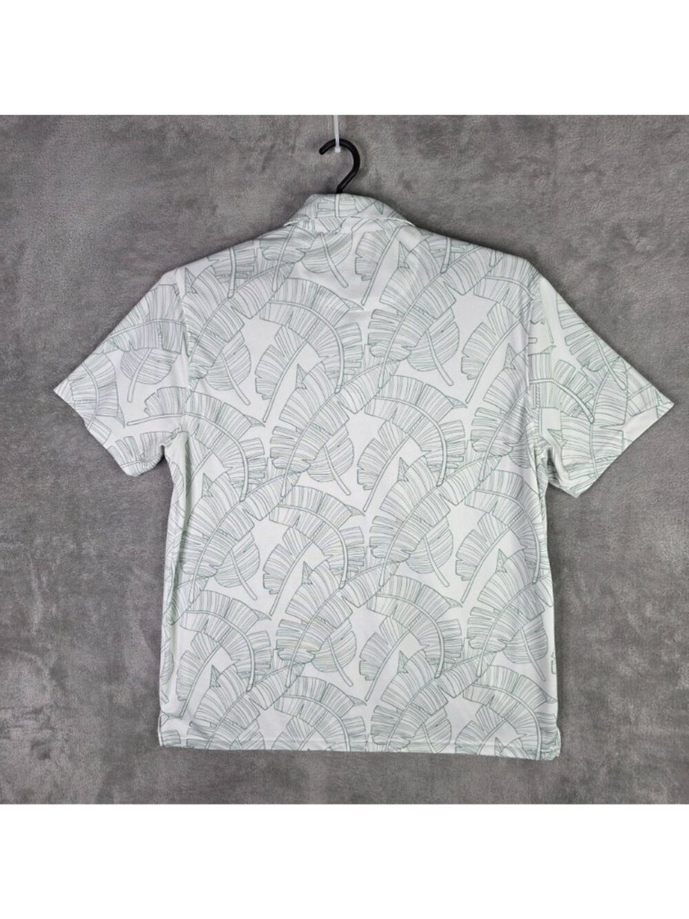 Mens Visitor Premium Green Leaf Polo Shirt 4-way stretch Polyester Size XXL - Picture 4 of 8